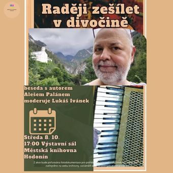 Povídání o samotě, víře a lidských příbězích s dvojnásobným držitelem Magnesie Litery a autorem knih Náčelník či Ten farář je nějakej divnej. Moderuje Lukáš Ivánek. 